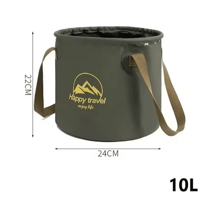 Collapsible Portable Camping Bucket  Foldable Outdoor Water Carrier For Fishing And Travel 7