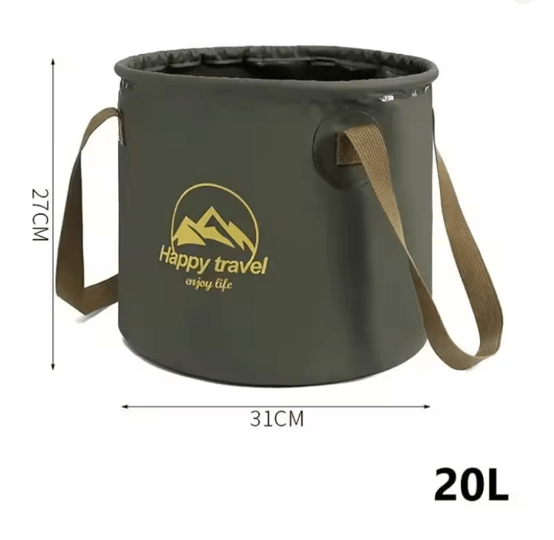 Collapsible Portable Camping Bucket  Foldable Outdoor Water Carrier For Fishing And Travel 8