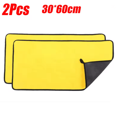 Ultra Absorbent Microfiber Car Wash Towel Set  Lint Free Auto Detailing Cloths 8