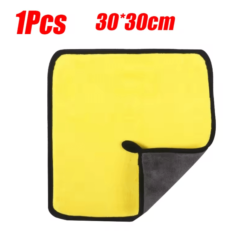 Ultra Absorbent Microfiber Car Wash Towel Set  Lint Free Auto Detailing Cloths 2