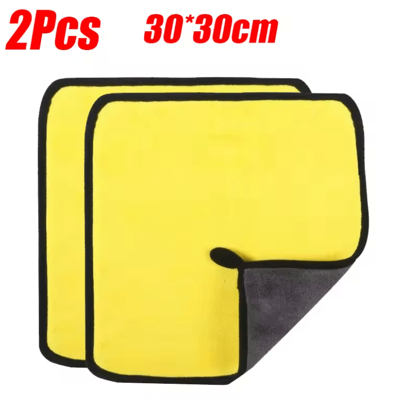 Ultra Absorbent Microfiber Car Wash Towel Set  Lint Free Auto Detailing Cloths 3