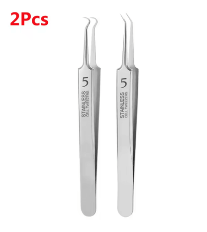 Precision Blackhead Removal Tweezers  Ultra Fine Stainless Steel Pimple Extractor Tool 4