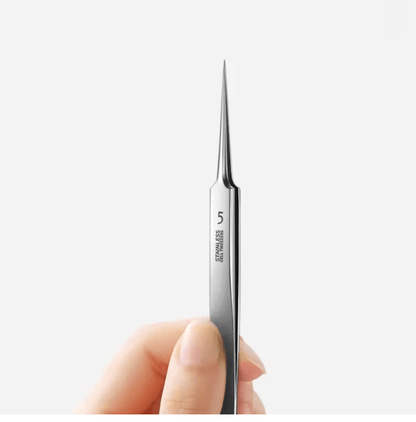 Precision Blackhead Removal Tweezers – Ultra Fine Stainless Steel Pimple Extractor Tool