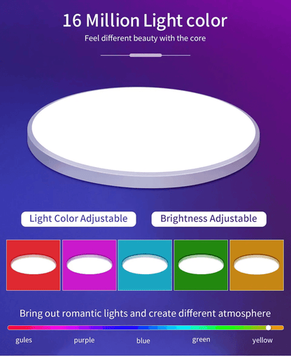 Smart WiFi LED Ceiling Light With App Control Voice Control RGB Lighting 2