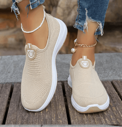 Womens Slip On Breathable Sports Shoes Lightweight Ballet Flats Barefoot Sneakers 6