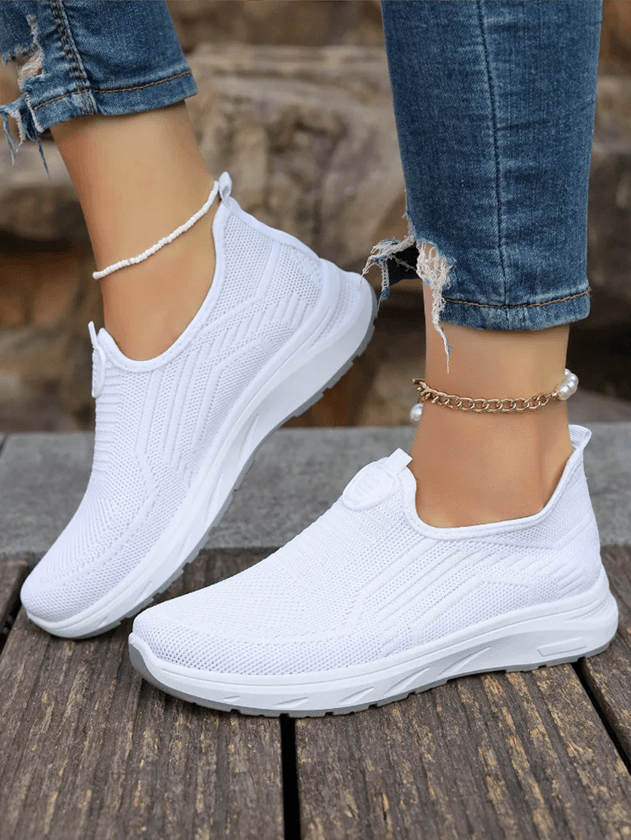 Womens Slip On Breathable Sports Shoes Lightweight Ballet Flats Barefoot Sneakers 5