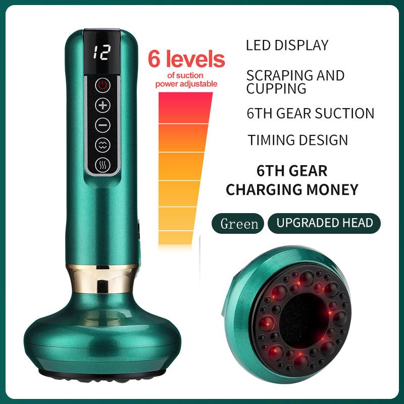 Electric Cupping Massager With Infrared Heat And Gua Sha Therapy 2