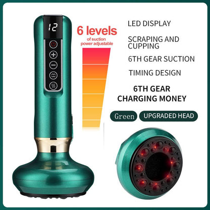 Electric Cupping Massager With Infrared Heat And Gua Sha Therapy 2
