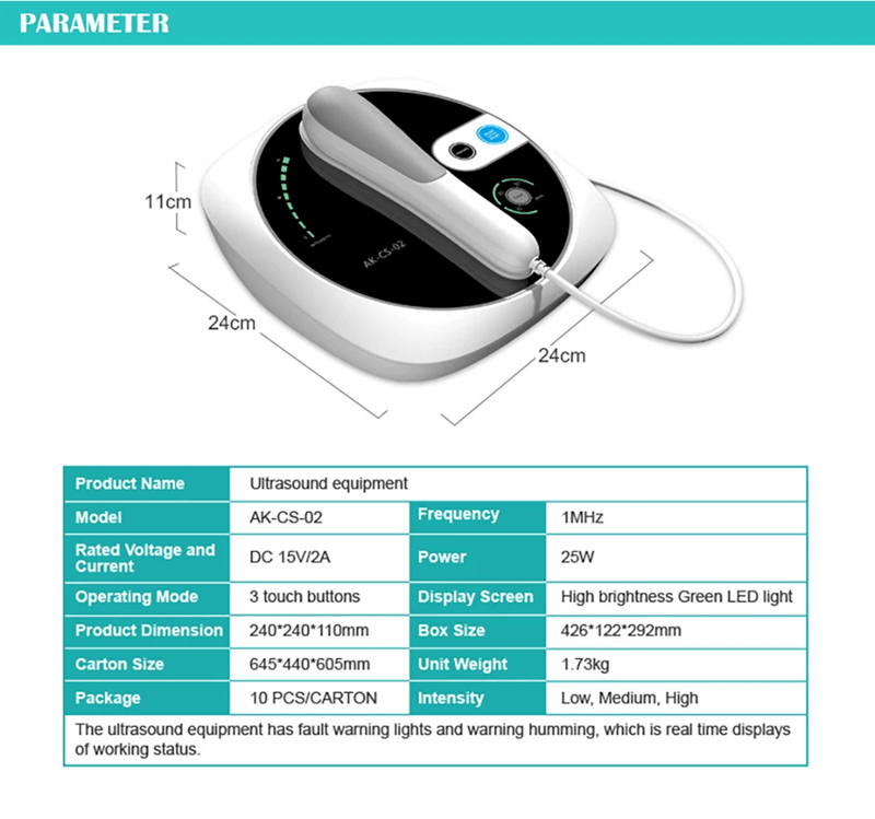 Ultrasound Physiotherapy Massage Device For Muscle And Joint Pain Relief 2