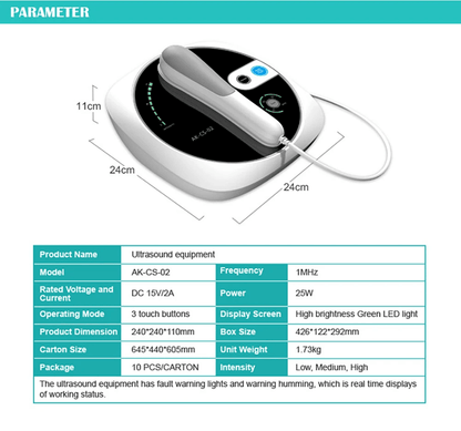 Ultrasound Physiotherapy Massage Device For Muscle And Joint Pain Relief 2