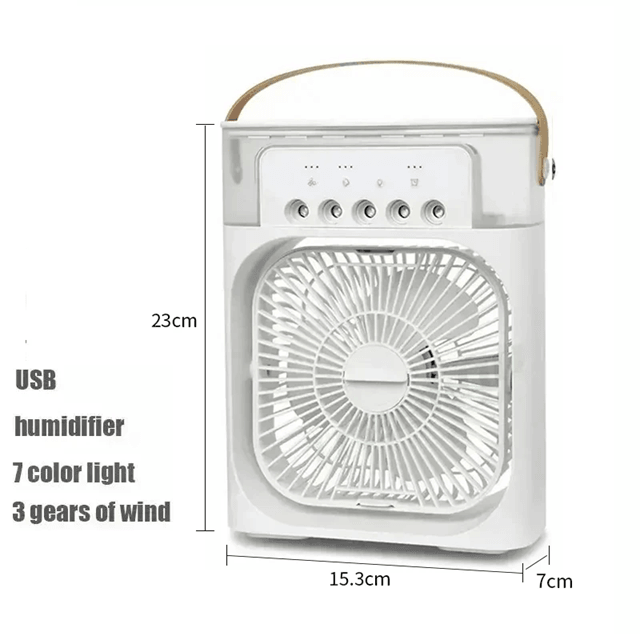 3 In 1 Portable Air Cooler With Humidifier And LED Night Light For Home And Office 5