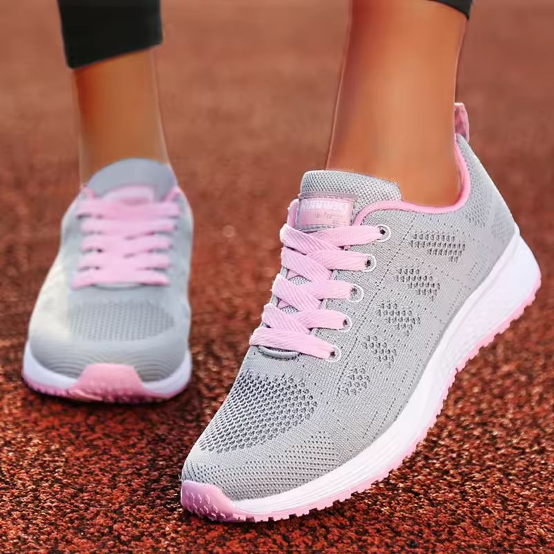 ComfortStep Womens Lightweight LaceUp Nurse Sneakers