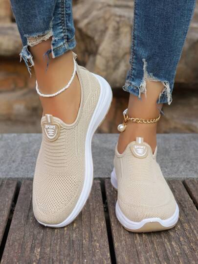 Womens Slip On Breathable Sports Shoes Lightweight Barefoot Ballet Sneakers 5