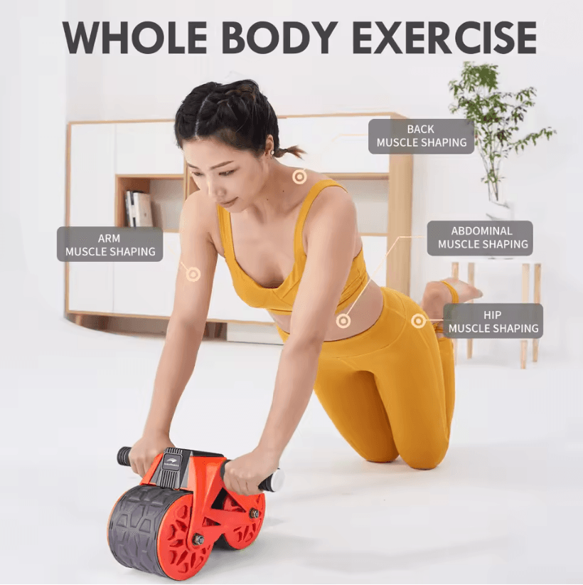 Leikefitness Core Trainer Pro Ab Roller With Automatic Rebound And Intelligent Display 3