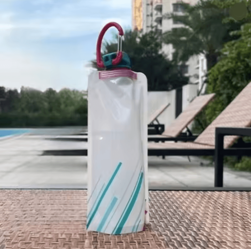 HydraFlex 500ml Collapsible TPU Water Bottle  Lightweight Soft Flask For Running Hiking And Travel 2