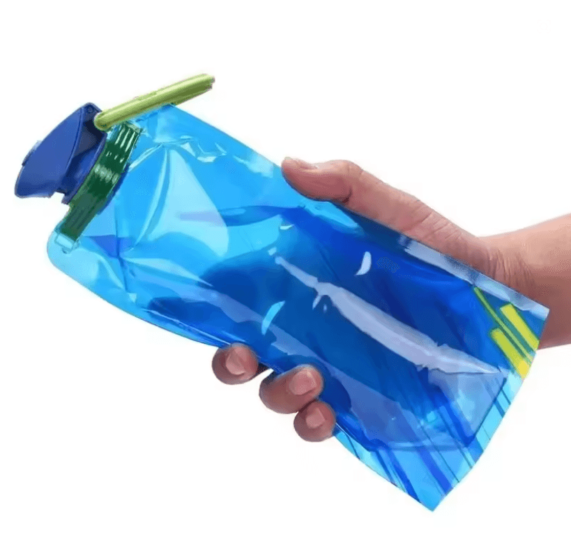 HydraFlex 500ml Collapsible TPU Water Bottle  Lightweight Soft Flask For Running Hiking And Travel 4