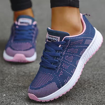 AirFlex Womens Breathable Mesh Sneakers Lightweight Lace Up Tennis Shoes 6
