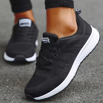 AirFlex Womens Breathable Mesh Sneakers Lightweight Lace Up Tennis Shoes 7