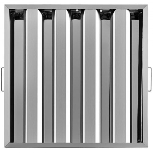 Stainless Steel Range Hood Filter  Pack Of 6 20x20 CommercialGrade Grease Baffle For Kitchen Exhaus 1