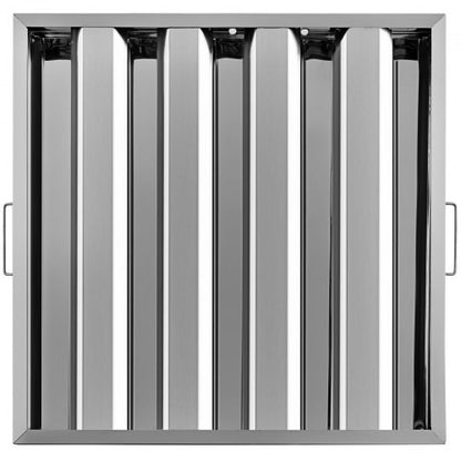 Stainless Steel Range Hood Filter  Pack Of 6 20x20 CommercialGrade Grease Baffle For Kitchen Exhaus 1