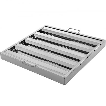 Stainless Steel Range Hood Filter  Pack Of 6 20x20 CommercialGrade Grease Baffle For Kitchen Exhaus 9