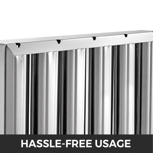 6Pack 20 X 16 Commercial Range Hood Filter 430 Stainless Steel GreaseRated Baffle For Exhaust Hoods 5