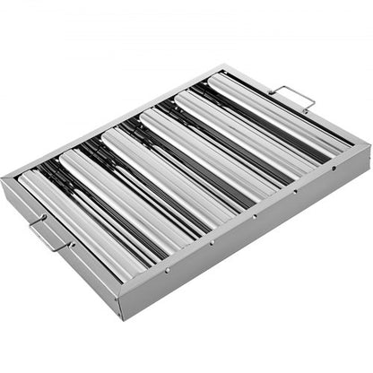 6Pack 20 X 16 Commercial Range Hood Filter 430 Stainless Steel GreaseRated Baffle For Exhaust Hoods 10