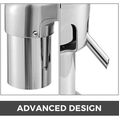 Commercial Juice Extractor Machine, 370W Stainless Steel Juicer with High-Speed Extraction for Fruits & Vegetables