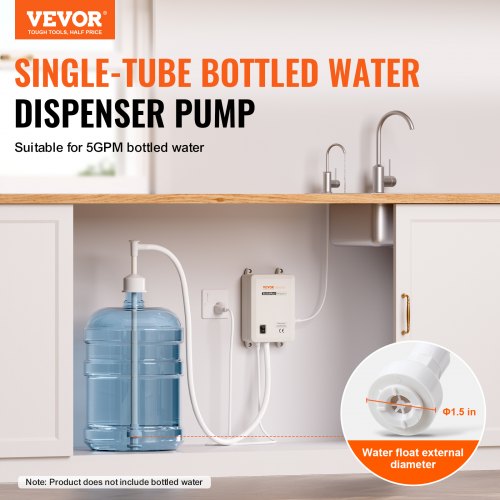110V Bottled Water Pump System With Single Inlet High Flow Dispenser For Refrigerator Coffee Brewer 4