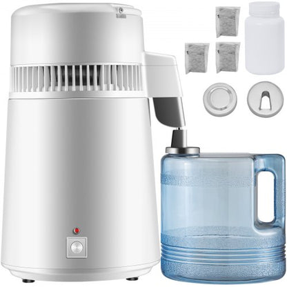 Newest Dental Medical Pure Water Distiller, All Stainless Steel Internal Tank for Safe, Clean Water