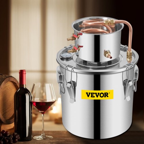 MultiPurpose Copper Alcohol Still DIY Distilling Kit For Whiskey Vodka Water  Essential Oils 10