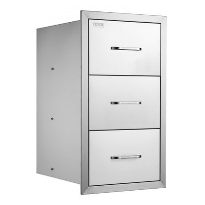 Outdoor Kitchen Drawers 16 X 285 Stainless Steel BBQ Storage Cabinet With Handle For Grill Islands  8
