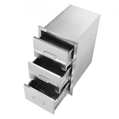 Outdoor Kitchen Drawers 16 X 285 Stainless Steel BBQ Storage Cabinet With Handle For Grill Islands  9