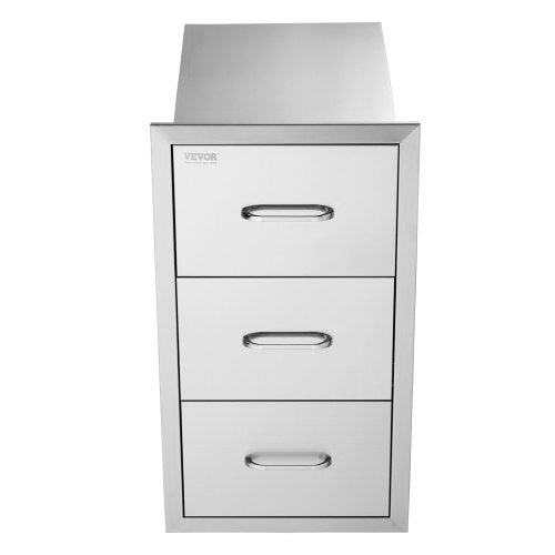 Outdoor Kitchen Drawers 16 X 285 Stainless Steel BBQ Storage Cabinet With Handle For Grill Islands  10