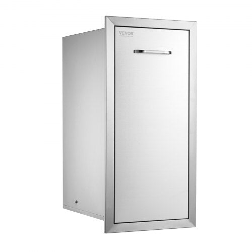 Outdoor Kitchen Trash Drawer  Stainless Steel PullOut Bin For Grill Station HeavyDuty Roll Out Tras 8