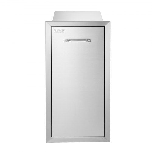 Outdoor Kitchen Trash Drawer  Stainless Steel PullOut Bin For Grill Station HeavyDuty Roll Out Tras 10