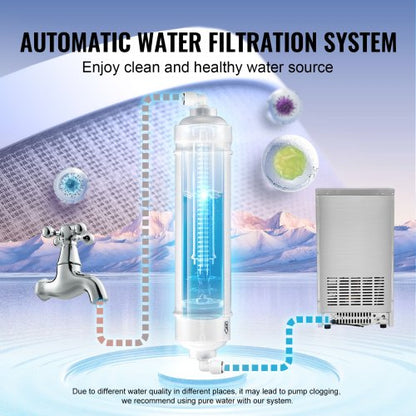 Industrial Ice Maker Machine, 110V Commercial Ice Maker, 40 Ice Cubes Per Plate, 80LBS/24H, Auto Clean, Stainless Steel