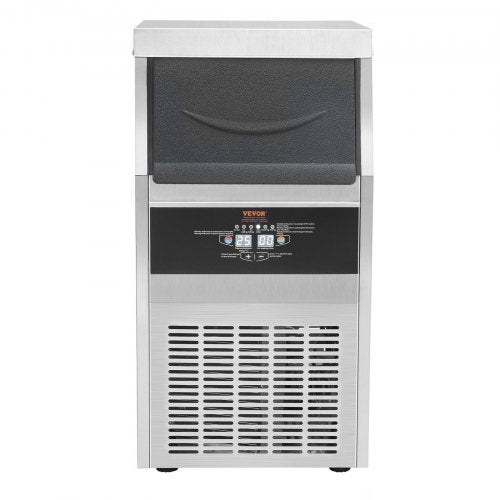 88lbs24H Commercial Ice Maker Automatic Operation Clear Cube Machine With Water Filter Scoop  Hose  10