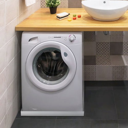 304 Stainless Steel Washing Machine Pan, 2.5" High-Edge Leak Protection, Heavy Duty Drip Tray for Washers, Dryers