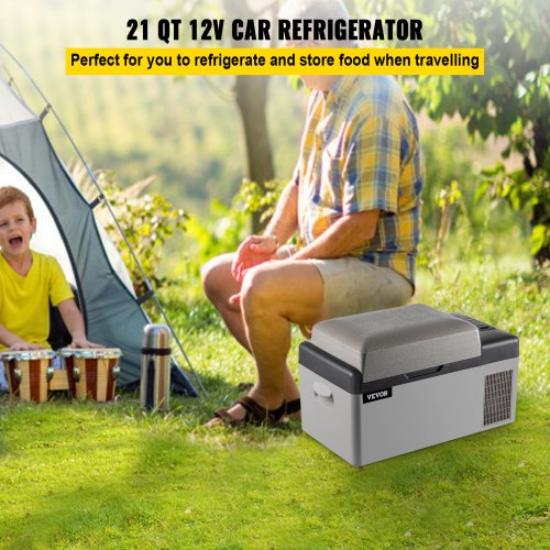 Portable Refrigerator With App Control AC Car Fridge Freezer Electric Compressor Cooler For Travel  1