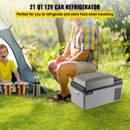 Portable Refrigerator With App Control AC Car Fridge Freezer Electric Compressor Cooler For Travel  1