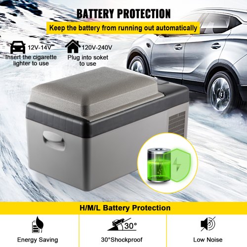 Portable Refrigerator With App Control AC Car Fridge Freezer Electric Compressor Cooler For Travel  6