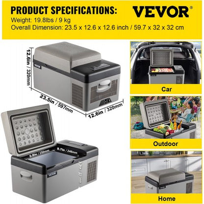 Portable Refrigerator With App Control AC Car Fridge Freezer Electric Compressor Cooler For Travel  7