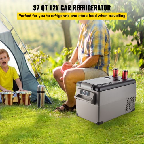 Portable Refrigerator Dual Zone Car Fridge Freezer with App Control, DC/AC Powered for Camping, Travel, Fishing & Home