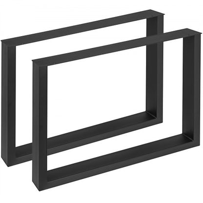 Heavy Duty Steel Table Legs Industrial Country Style Square Metal Dining Table Legs Durable Black P 9