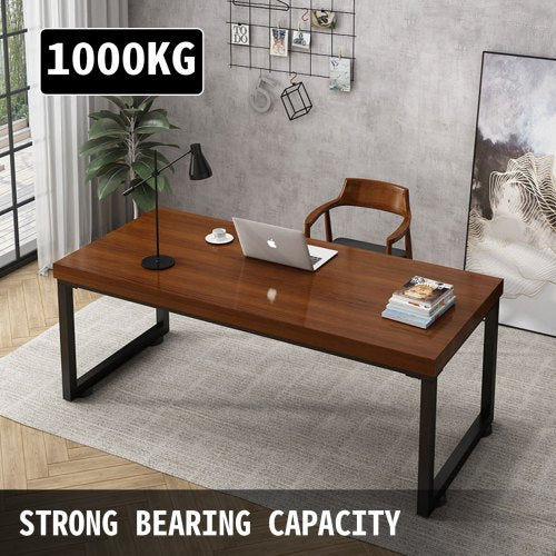 Black Metal Table Legs Set, Heavy-Duty Steel Table Legs for Dining Tables, Office Desks, Computer Desks & Benches