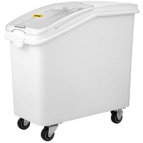 Ingredient Bin With Scoop  Sliding Lid Cup Food Grade Storage Container For Commercial Kitchens Flo 10