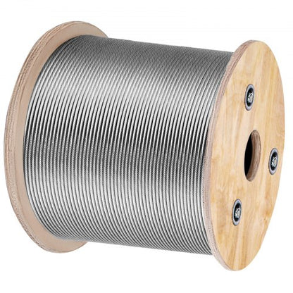 Stainless Steel Cable Railing Marine Grade Braided Wire Rope Aircraft Cable For Porch Fence Deck Ra 8