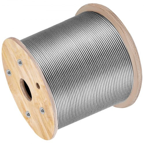 Stainless Steel Cable Strands Aircraft Wire Rope Heavy Duty 2100 Lbs Break Strength For Deck Railin 10