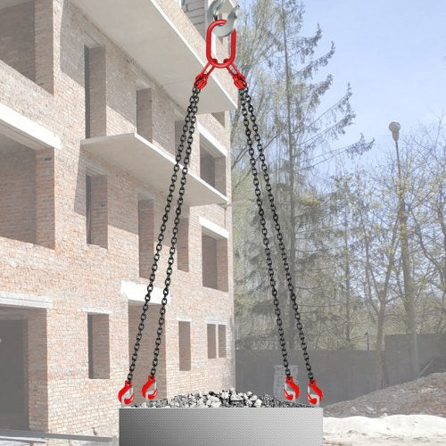 Alloy Steel Chain Sling With Legs Engine Lift Chain Hoist Lifts 3 Ton Heavy Duty Rigging For Constr 1